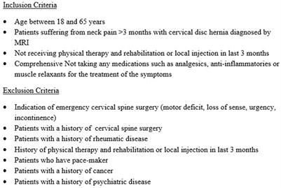 High-frequency laser therapy: a new alternative to physiotherapy in the treatment of cervical disk hernia